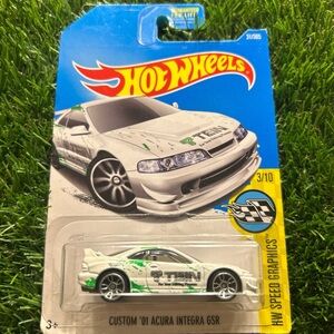 Hot Wheelsk '01 Acura Integra GSR - White Hot Wheels ‘01 Acura Integra GSR #10